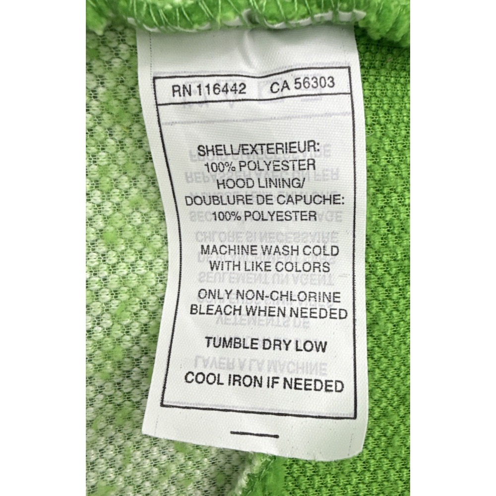 aLAB Hoodie Womens M Fleece Pullover Blue Green Scenic Graphic Cozy Sherpa - Picture 9 of 12